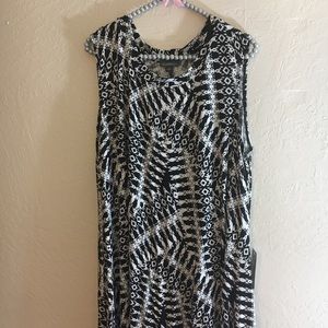 Breathless Black and White Dress